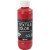 Peinture textile textile solide - rouge - couvrante - 250 ml