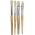 Brosses pour enfants - en bois - 4 pcs