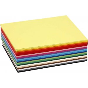 Carton Cratif - couleurs mlanges - A6 - 300 pcs