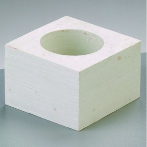 Cube en statite 6 x 6 x 4 cm - Bougeoir chauffant