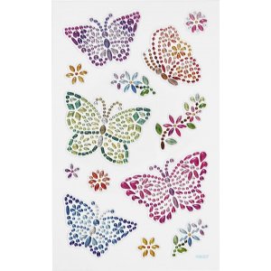 Stickers diamant - papillons