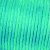 Fil  tisser satin 2 mm - 50 mtres - turquoise