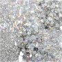 Paillettes et paillettes - argent - 6 x 5 g