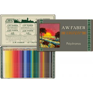 Coffret de crayons de couleur Polychromos 111me anniversaire - 36 crayons