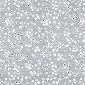 Tissu cir textile Milflores gris 02