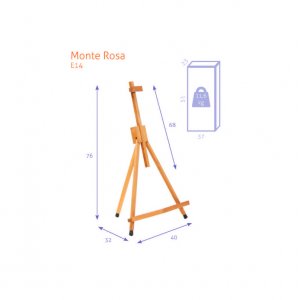 Chevalet - Tableau N14 - Mont Rose