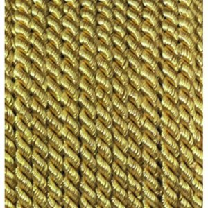 Cordon viscose 4 mm - 25 mtres - dor