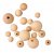 Boules en bois 100 pcs 20 mm