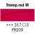 Peinture Acrylique Rembrandt 40 ml - Rouge moyen translucide