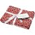 Tissu patchwork - rouge - 4 pcs