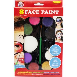 Peinture pour le visage Deluxe 8P