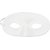 Demi-masque - blanc - 10 pcs