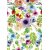 Toile cire Fleurs aquarelles