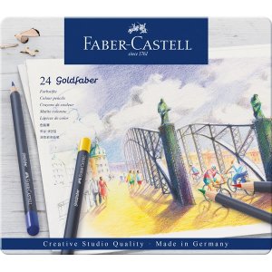 Set de crayons de couleur Goldfaber - 24 Crayons