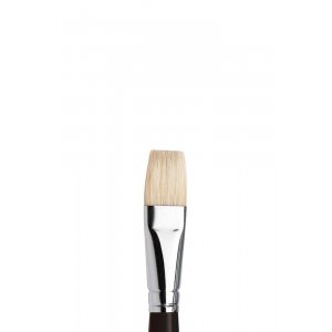 Brosse en poils de sanglier W&N Azanta Black Flat Short