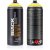 Peinture en arosol Montana Noir 400ml - True Yellow