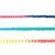 String - Mini Pom Pom, multicolore - arc-en-ciel