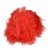 Plume de marabout 80 - 100 mm - rouge 2 g ~ 22 pcs.