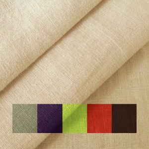 Tissu Lin Barcelone - 140 cm (disponible en 12 choix de couleurs)