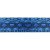 Sangle de selle/sangle de sac - Imprim serpent - bleu cobalt