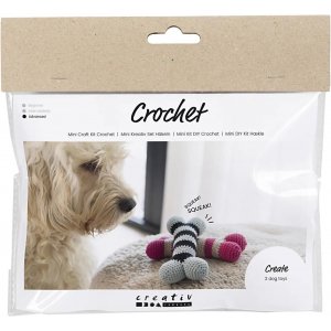 Mini Kit DIY Crochet, Os de Chien