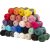 Fil de coton - couleurs mlanges - non. 8/4 30x50g