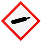 pictogramme de danger - gaz sous pression