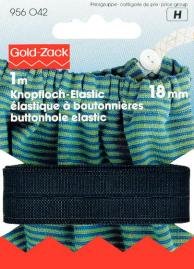 lastique boutonnire lastique tiss 18 mm noir 1 m