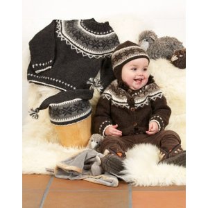 Patron de tricot - Cardigan, pull et bonnets en tricot circulaire