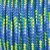 Paracord Color mix 2mm x 4m - bleu, vert clair, blanc