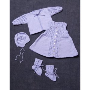 Patron tricot - Cardigan, robe, bonnet et chaussettes