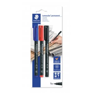 OH Pen Lumocolor Permanent 1 mm - 3 stylos