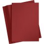 Carton color - rouge fonc - A4 - 180 g - 100 feuilles