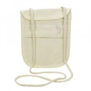 Articles en coton 17 x 14 cm - coton naturel 280g/m sac avec cintre