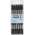 Marqueurs textiles - noirs - 6 pcs