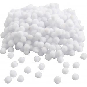 Pompons - blanc - 450 pcs