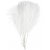 Plumes artificielles - blanches - 10 pcs