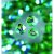 Perles de verre  facettes 4 mm - vert 100 pcs. rond, chatoyant