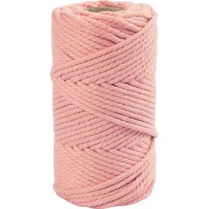 Fil macram - rose - 4 mm - 55 m