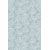 Toile cire PVC Feuillage - Bleu