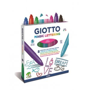 Stylo plume Giotto Magic Lettering - paquet de 8