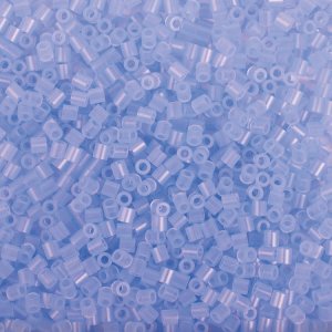 Perles tube Bleu transparent - 6000 pcs