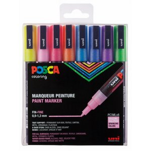 Posset PC-3M Paillettes - 8 stylos