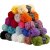 Fil acrylique Fantasia - couleurs mlanges - Maxi 20 x 50 g