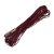 Cordon coton cir  1 mm / 6 m - bordeaux