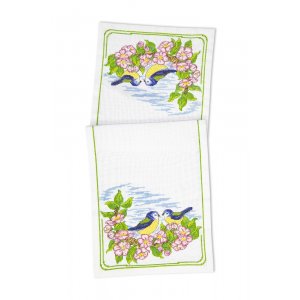 Kit de broderie Runner - Parmi les fleurs de pommier