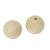 Boules en bois non trait avec demi-trou 8mm 2 parties - 50 mm