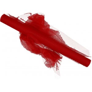 Tulle - rouge - 5 m