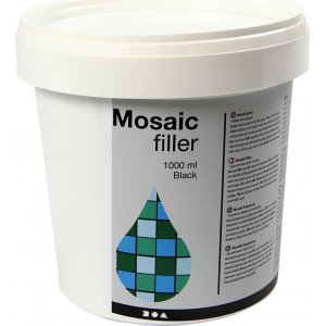 Mortier mosaque - noir - 1000 ml