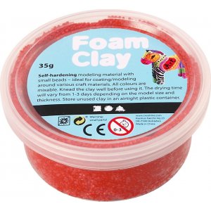 Foam Clay - rouge - 35 g